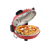Meilleur four à cône à pain grille-pain portable avec thermomètre Pizza électrique avec poêle en argile