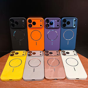 Étui magnétique fin en métal minimaliste pour iPhone 16 Pro Max, compatible avec iPhone 17, 14/15, finition mate - Product Image 1