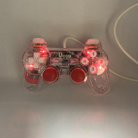 Manette de jeu filaire USB avec moteur de vibration pour PC et tablette, compatible avec Windows 7/10/XP