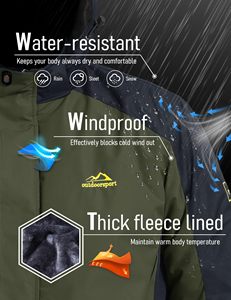 Wholesale Custom Logo <strong>Jacket</strong> Winter Ski Men Hiking Wind Breaker <strong>Jacket</strong> Winter <strong>Zip</strong> <strong>up</strong> <strong>Jacket</strong> - Product Image 2