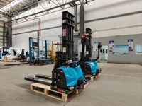 Chariot élévateur transpalette électrique autoporteur 2t 1.5t avec batterie au lithium, mini transpalette manuel pour livraison rapide CE