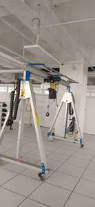 سعر رافعة جسرية محمولة محمولة من الألومنيوم والألومنيوم تحميل صغير الإطار 2 طن 3 طن 5 متر - Product Image 5