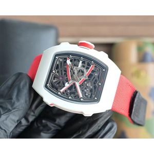 Top Luxury 6702 NTPT Carbon Fiber Case, 7.8mm Ultra-thin, <b>Skeleton</b> Tourbillon Men's Sports <b>Automatic</b> Mechanical <b>Watch</b> - Product Image 2