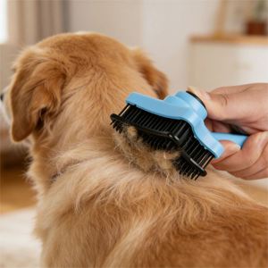 Wholesale <b>Pet</b> Hair Remover Portable Cat Dog Self Cleaning Grooming <b>Brush</b> Custom Logo for Cats and Dogs - Product Image 2