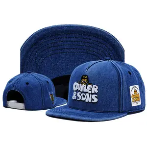 A buon mercato 5 pannello cappello da baseball ricamato due tonalità di cotone vintage cappellino da baseball cappelli da golf con logo personalizzato
