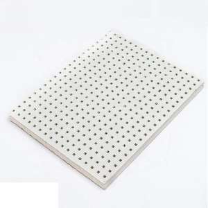 Plaque de plâtre perforée insonorisée pour intérieur, 240*120cm, épaisseur 12mm, panneau de plafond acoustique intérieur - Product Image 1