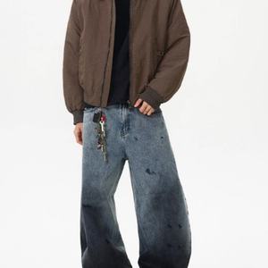 Chaqueta de Invierno Estilo Urbano para Hombre, Chaqueta de Calle con Cuello de Piel Lavada a la Piedra, Fabricante de Ropa Urbana - Product Image 3