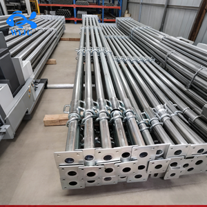 Échafaudage mobile en acier de haute qualité, <span class=keywords><strong>tour</strong></span> d'échafaudage métallique réglable, plateforme de travail durable pour la construction - Product Image 5