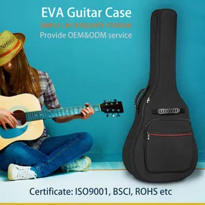 עבור אקוסטית מותאמת אישית במפעל נייד מכשיר ביצועים מקרה אחסון תיק EVA גיטרה מקרה