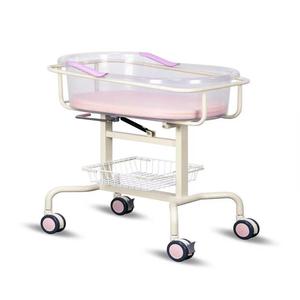 Cuna <span class=keywords><strong>de</strong></span> bebé recién nacido con marco <span class=keywords><strong>de</strong></span> acero para <span class=keywords><strong>Hospital</strong></span> con colchón, cuna médica Manual para bebé, cama <span class=keywords><strong>de</strong></span> <span class=keywords><strong>Hospital</strong></span> para niños, cuna para bebé adulto - Product Image 1