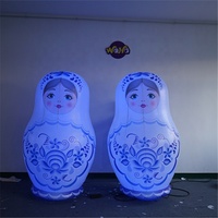 Géante poupée Matriochka russe gonflable pour la décoration