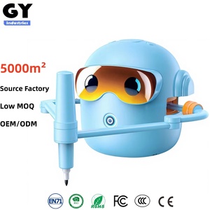 Robot de <span class=keywords><strong>dessin</strong></span> pour enfants, jouet éducatif Montessori, 100 cartes, interaction vocale, 16 stylos de couleur pour garçons et filles de 3 à 8 ans - Product Image 1