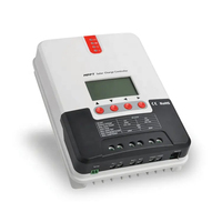 Contrôleur de charge solaire MPPT Jesudom 30A 40A 12V/24V automatique pour batterie au lithium, régulateur de charge solaire photovoltaïque, protection IP32, RS232