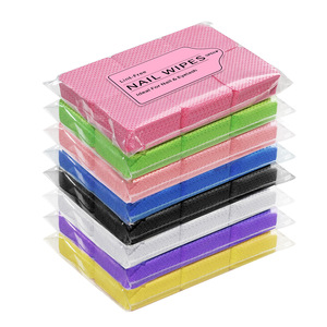 300Pcs Lint Free Nail Wipes Non Woven Cotton <b>Gel</b> Polish Remover Cleaning Pads for Salon Manicure - Product Image 1