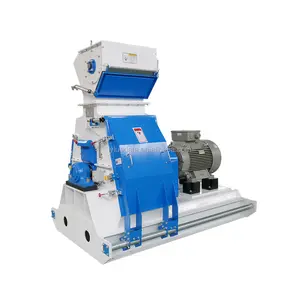 Industrial large capacity high precision wheat maize corn grain hammer mill crushing grinding machine