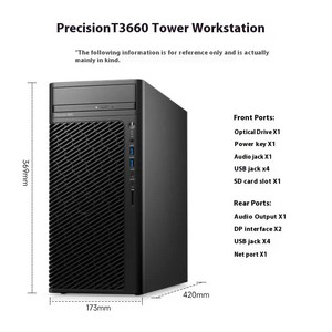 Estación de Trabajo Informática Más Vendida, Torre 3660 con I9-13900K, 8GB, Disco Duro de 2TB, en Stock, Estación de Trabajo T3660 - Product Image 6