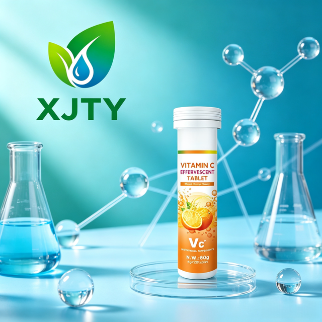 OEM Private Label Vitamin C Effervescent Tablets-Natural Adult Use Skin Whitening Beauty Skincare Immune Support Sweet Orange