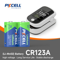 Batterie primaire au lithium haute performance CR123A 3.0V longue durée 1600mAh Cellule CR17335 pour système de caméra de sécurité sans fil