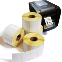 Étiquettes autocollantes en papier thermique direct, impression couleur personnalisée, rouleau d'étiquettes à code-barres 50x25 58x40 58x60 60x40