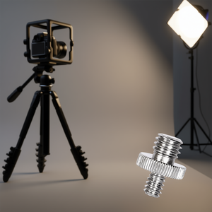 Adaptador de tornillo para montaje de cámara de 5 núcleos, adaptador de trípode con rosca macho de 1/4 a 3/8 pulgadas para convertidor de luz de jaula y cámara digital - Product Image 2