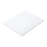 Feuille de PTFE 100% moulée, feuille de PTFE vierge de haute qualité, plaque de PTFE blanche