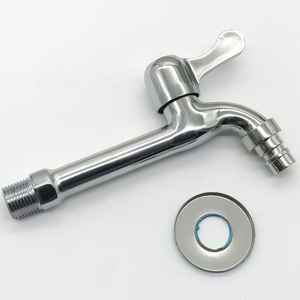 Extra Long <b>Washing</b> <b>Machine</b> Faucet Zinc Alloy Single Handle <b>Manual</b> Installation Modern Simple Style - Product Image 1