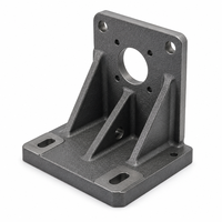 Support de fixation pour machine-outil en fonte gris sur mesure EN 1561, pièces d'équipement usinées CNC moulées par sablage