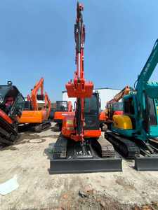 Mini pelleteuse hydraulique Kubota U40 U48 U55 KX135 KX155 de 4 tonnes d'occasion compatible avec de multiples accessoires multifonctions à haut rendement - Product Image 2