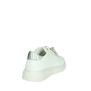 Zapatillas Deportivas para Niña Ferre, Blancas y Plateadas, con Suela Gruesa, Zapatos de Moda - Product Image 3