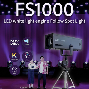 Projecteur LED professionnel 330W-880W IP65 avec contrôle DMX512, température de couleur 5600K, CRI 90, <span class=keywords><strong>6</strong></span> couleurs + blanc, éclairage de scène - Product Image 4