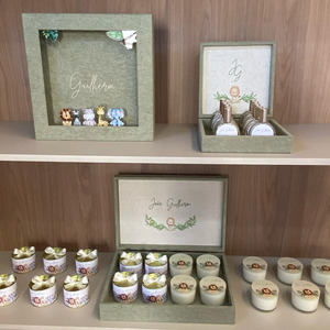 Boîte cadeau décorative brodée pour conférence de presse, boîte à parfum de luxe en bois MDF, emballage en <span class=keywords><strong>tissu</strong></span>, boîte de présentation de bougies - Product Image 4