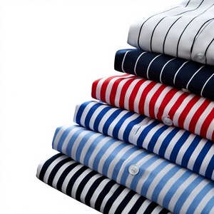 Plus Size Men <b>Flannel</b> Striped Formal Slim Fit Anti-Wrinkle Quick Dry Breathable Long Sleeve Button Dress Shirts Business Casual - Product Image 2