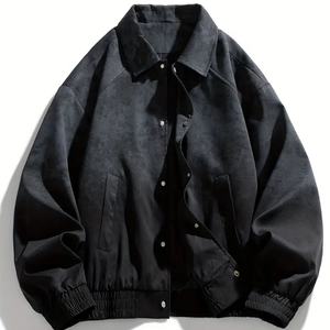 Nouvelle veste dégradée pour homme - Design dégradé unique tie-dye, col rabattu, adaptée au style décontracté et urbain du printemps et de l'automne - Product Image 3