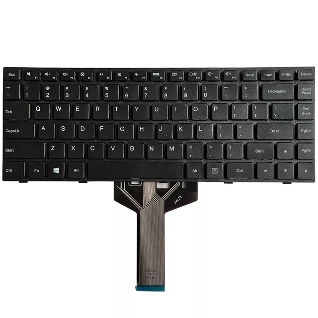 New Wholesale English US Laptop Keyboard for Lenovo Ideapad 100-14IBD 100-14 Black Notebook Internal Keyboard