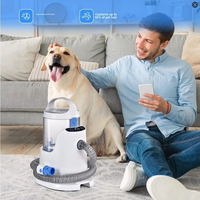 Kit de toilettage pour animaux de compagnie, aspirateur ultra silencieux à faible bruit, tondeuse à poils pour chiens et chats sensibles, ensemble professionnel 5 en 1