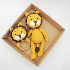 ของเล่นรูปสัตว์น่ารักโครเชต์สำหรับเด็ก,ของขวัญสำหรับเด็กบ้านสำหรับเด็กเฟรมยิมสำหรับตกแต่ง - Product Image 1