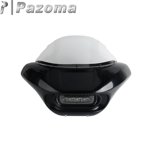 Carenado Impermeable para Motocicleta con Luz DRL+Direccional para Harley Low Rider/Fat Bob/Street Bob/Super Glide/Wide Glide 93-17 - Product Image 2