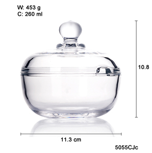 Caja de azúcar de vidrio, tarro de dulces, 5055CJ - Product Image 2