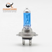 Ampoule halogène H7 super blanche bleue, phare de voiture, usine, 12v 55w, 2 pièces