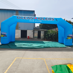 Arche gonflable personnalisée style usine, couleur au choix, pour course sportive, décoration d'événements sportifs, arche gonflable arc-en-ciel pour événements - Product Image 2