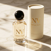 Flacon de parfum en verre de luxe avec logo personnalisé et boîte, 30 ml, 50 ml, 100 ml, flacon de parfum vide, OEM, ODM, fabricant d'emballages en gros