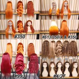 Tóc Giả Ren Phía Trước Màu Đỏ Tía 99j Sóng Sâu 13X4 13X6 Tóc Giả Ren Phía Trước Hd Tóc Giả Ren Toàn Bộ 360 Tóc Thật Đã Nhổ Trước Tóc Brazil - Product Image 6