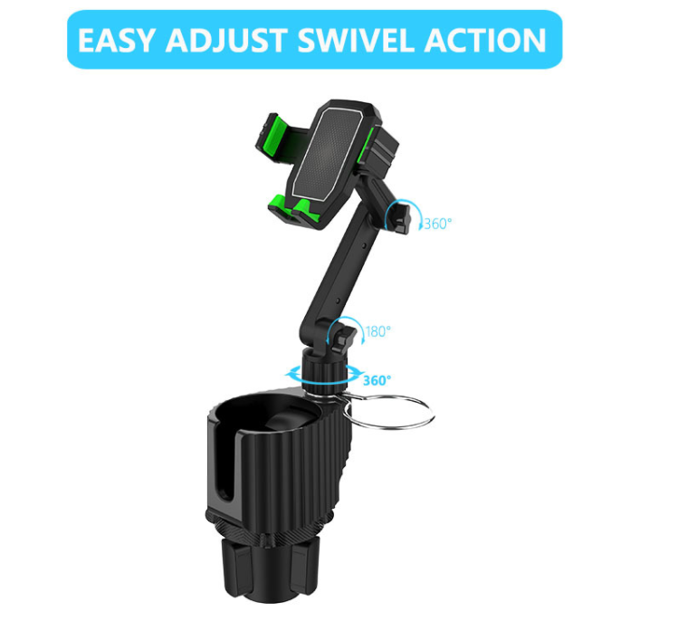 Product Information: C0127 OEM/ODM Car Cup Phone Holder - Universal 2-in-1 Mobile Phone Mount