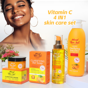 Nouvel <span class=keywords><strong>ensemble</strong></span> blanchissant à la vitamine <span class=keywords><strong>C</strong></span> capable de réduire efficacement la pigmentation, estomper les marques d'acné, éclaircir la peau - <span class=keywords><strong>Ensemble</strong></span> 4 en 1 - Product Image 1