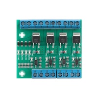 Contrôleur de commutateur MOSFET PWM 4 canaux Optocoupleur Carte de pilote isolée pour l'éclairage LED Contrôle du moteur à courant continu
