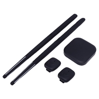 Kit de baguettes de batterie électronique multifonctionnelles avec capteur de mouvement 3D, 8 sons, RGB, portable, avec pédale