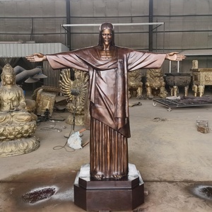 Church Life Size Metal <b>Religious</b> Sculpture Bronze Jesus for Sale TY-BC965 Metal Jesus TY-BC965 - Product Image 3