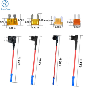 Boîte de composants de relais fusible à coupure de courant, 6 voies, 12V, automobile, en ligne, porte-fusible à lame automobile 220V, bloc de <span class=keywords><strong>distribution</strong></span> 110V - Product Image 1