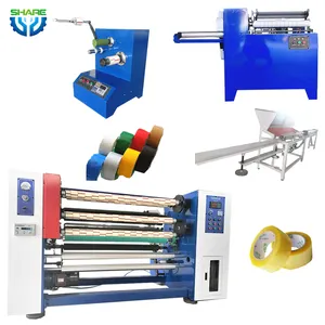 Second hand pvc insulation bopp tape slitting machine tape cutting machine