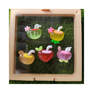 Ciondoli per bere in resina Cabochon con retro piatto in resina per succo di <span class=keywords><strong>frutta</strong></span> - Product Image 4